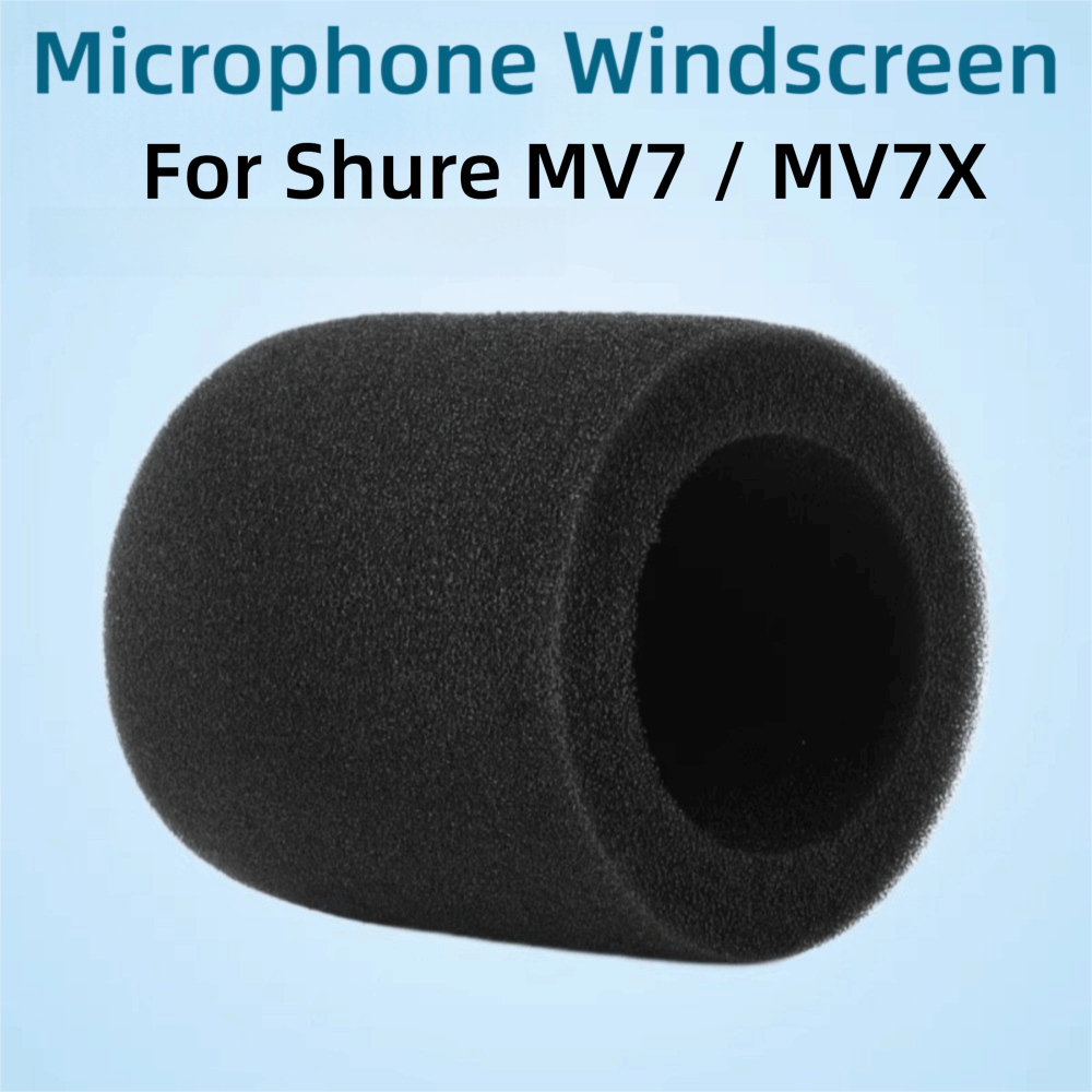 غطاء واقي من الرياح للميكروفون - مراجعة Shure Mic Mv7 وسعره