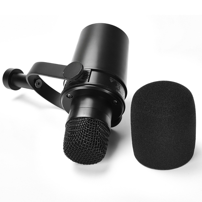 غطاء واقي من الرياح للميكروفون - مراجعة Shure Mic Mv7 وسعره