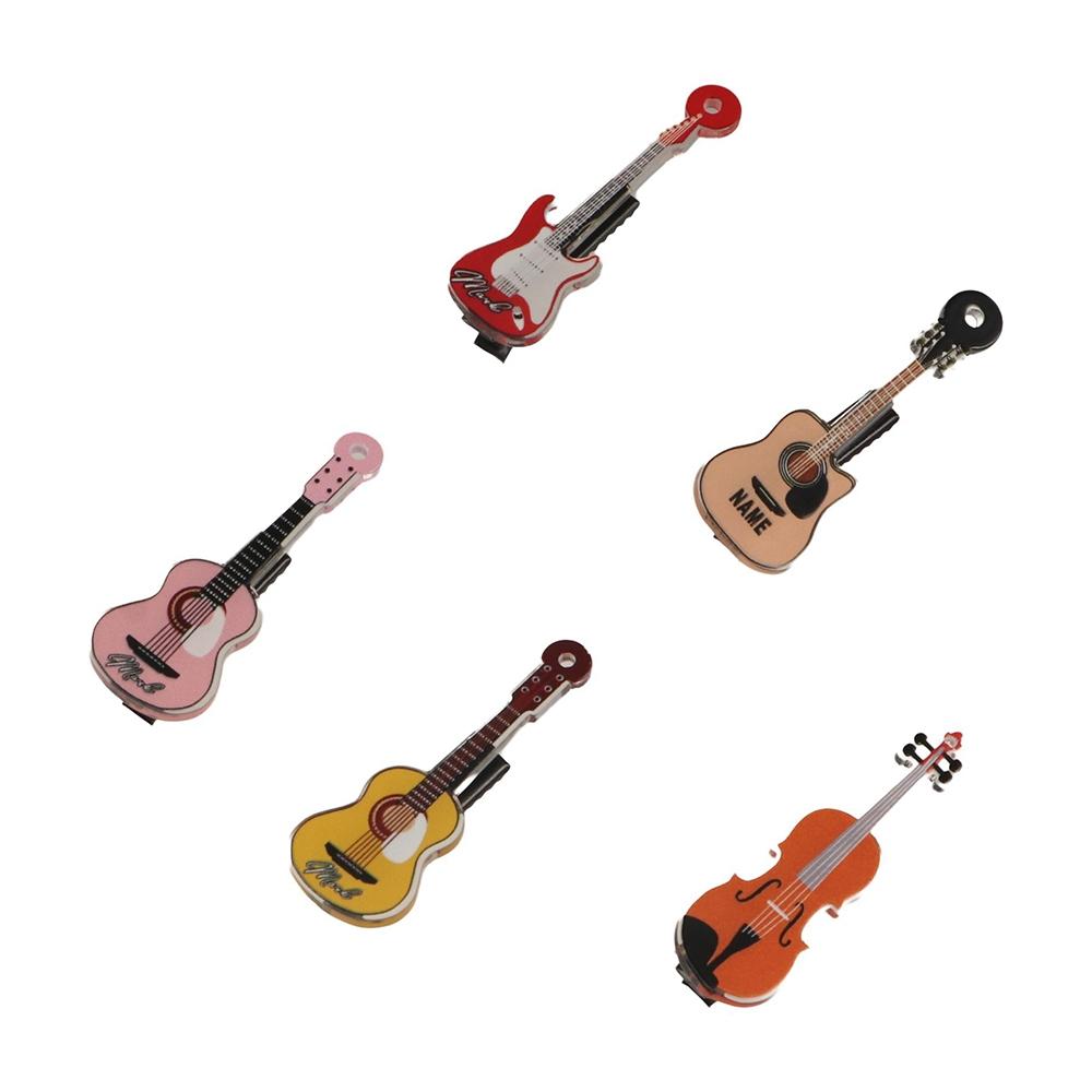 مشبك شعر على شكل كمان، تصميم ك - مراجعة Picture Of Musical Instrument وسعره